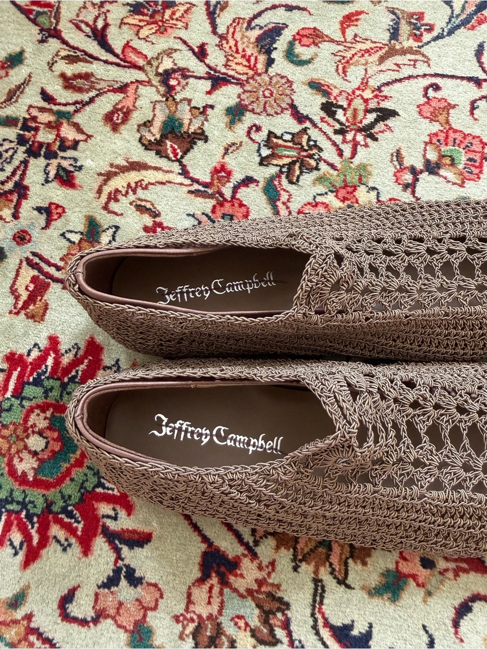 NEW Jeffrey Campbell Figure Eight Crochet Flats - Picture 7 of 7